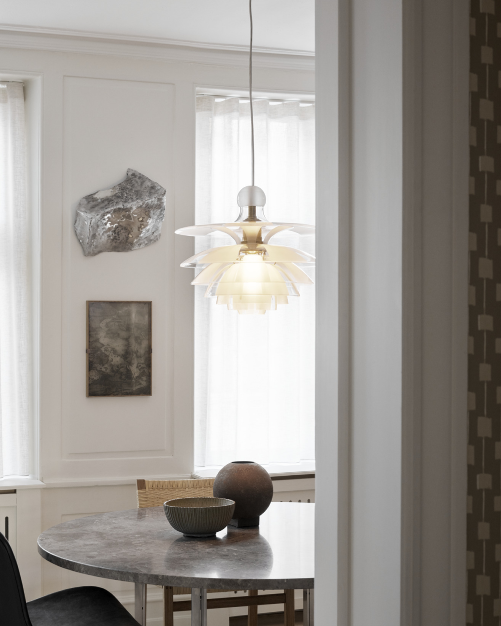 PH セプティマ クリアガラス、マットガラス、真鍮． | ポール