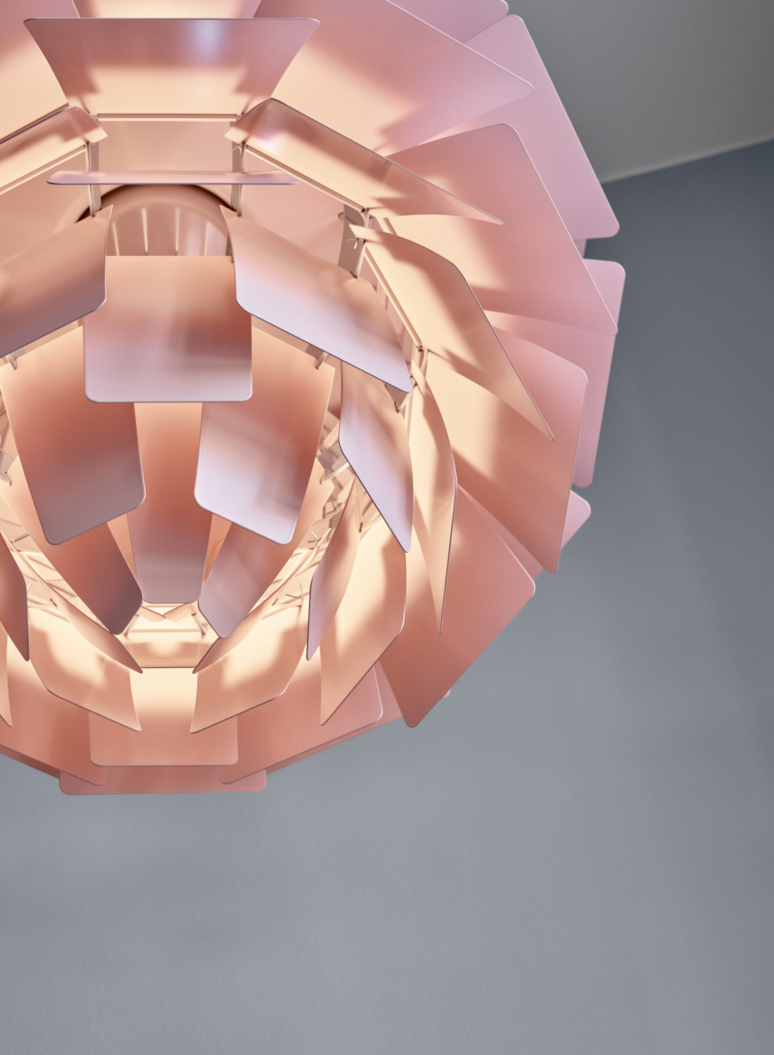 PH Artichoke Pale Rose Pendant Light | Louis Poulsen