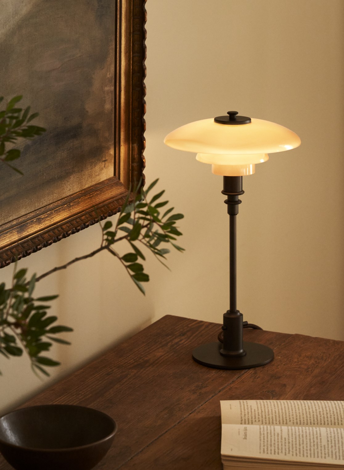 ※展示美品 Louis Poulsen Mandalay ルイス ポールセン 2 PH 2/1 Dusty Terracotta Table Lamp | Poul Henningsen | Louis Poulsen