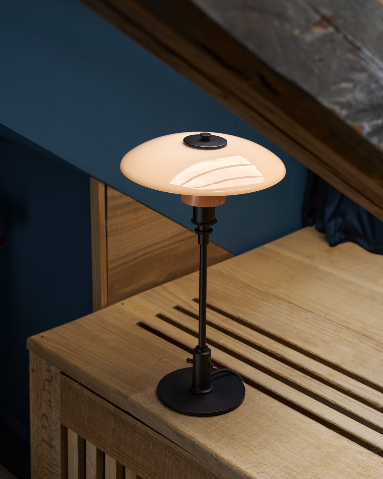 PH 3/2 Limited Edition Table Lamp – Dusty Terracotta & Brass