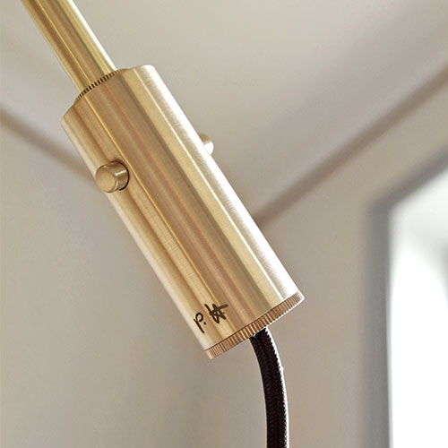 PH 3/2 琥珀色ガラス フロアランプ 