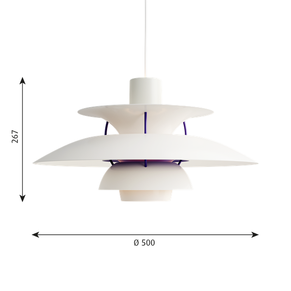 PH 5 Classic white | Poul Henningsen | Louis Poulsen