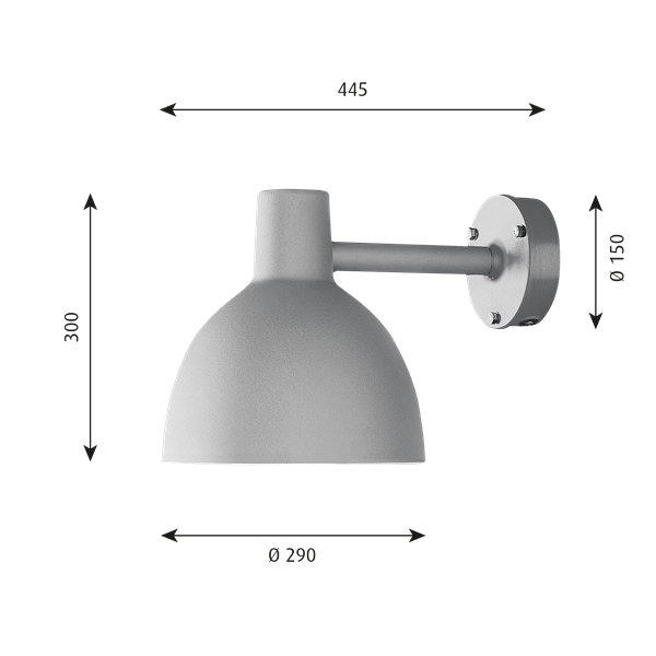 Toldbod 290 Outdoor Wall Lamp | Louis Poulsen A/S | Louis Poulsen