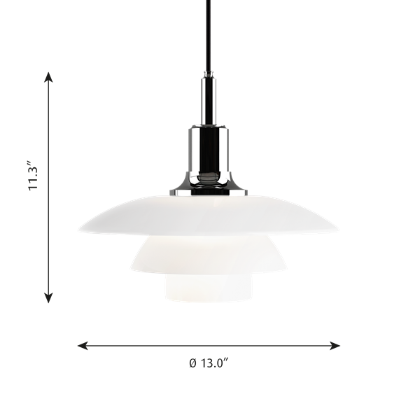 PH 3½-3 Glass Pendant – Timeless Design | Louis Poulsen