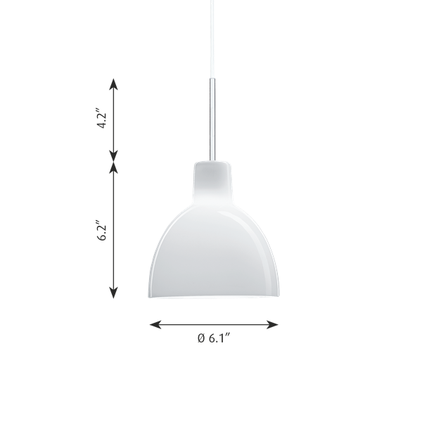 Toldbod 155 Glass Pendant | Louis Poulsen