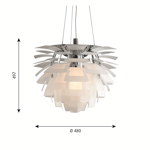 【新品未使用★即日発送】ルイスポールセン アーティチョーク ステンレス 38cm 新品未使用☆即日発送】ルイスポールセン アーティチョーク ステンレス
