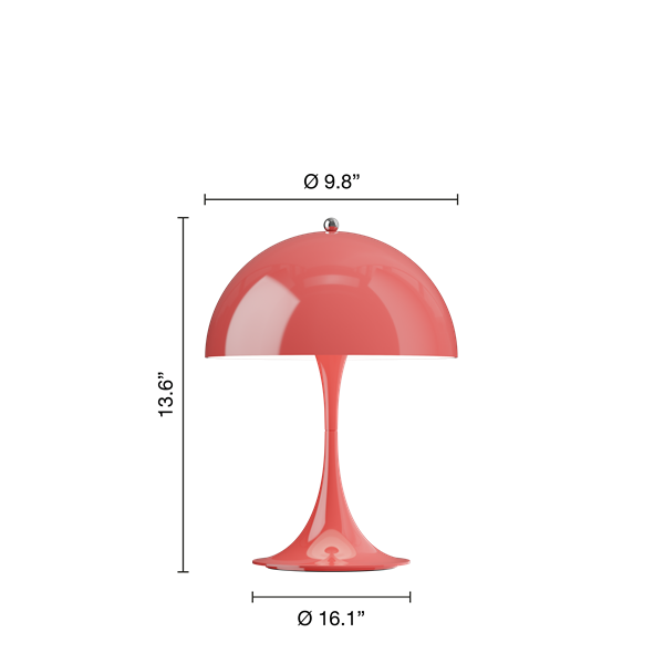 Panthella-250-Portable-Lamp-US-Opaque-Coral-Measurement.png