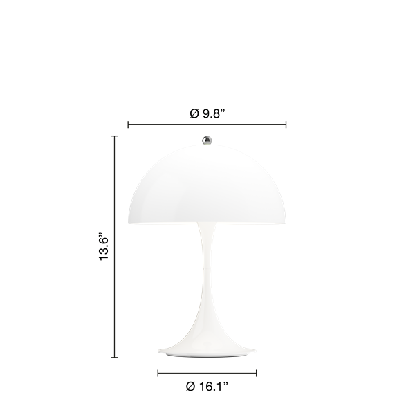 Panthella-250-Portable-Lamp-US-Opal-White-Measurement.png